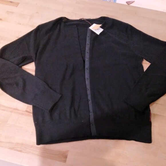 NWT Bally 100% Extra Fine Merino Wool Cardigan - Picture 4 of 7